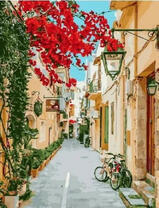 Испанская улочка в летних красках