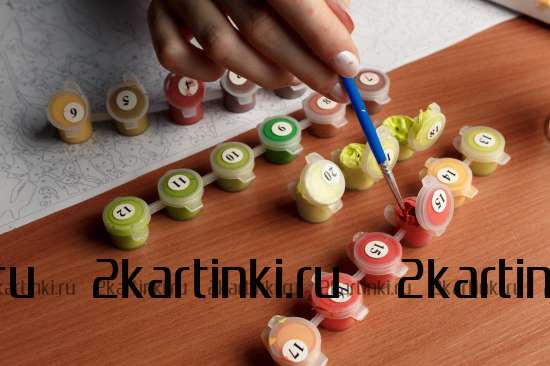 Картина по номерам 40x50 GX8999 Лев в стиле поп-арт за 995 руб. в интернет-магазине в Москве Картина по номерам 40x50 Лев в стиле поп-арт