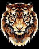 Большой и сильный тигр