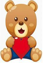 Плюшевый мишка с сердечком