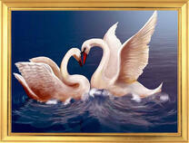 Парочка белых лебедей