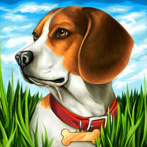 Пёс в траве