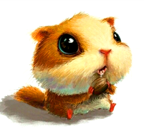 Хомячок с орешком