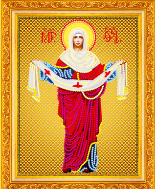 Алмазная вышивка Икона Покров Пресвятой Богородицы