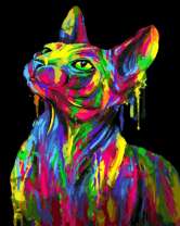 Сфинкс в стиле поп-арт
