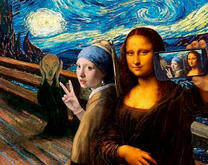 Современная интерпритация известных картн