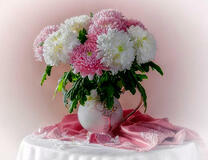 Букет пушистых астр