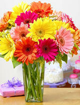 Букет разноцветных гербер