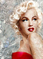 Мэрилин Монро в красном платье