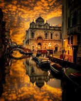 Венецианский вечер с видом на канал