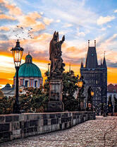 Средневековый мост в Праге