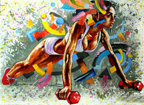 Девушка и фитнес