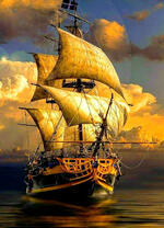 Парусник и тучи