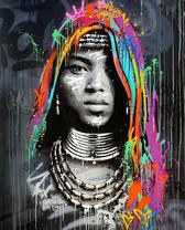 Женщина с африканского племени