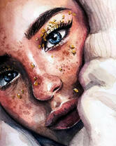 Нежный портрет девушки