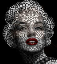 Мозаичный портрет Монро