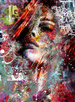 Оригинальный портрет девушки