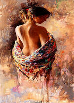 Девушка с обнаженной спиной