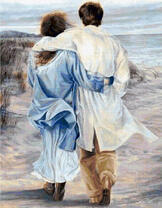 Влюбленные на берегу северного моря