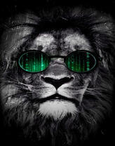 Лев в зеленых очках