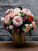 Маленький красочный букетик