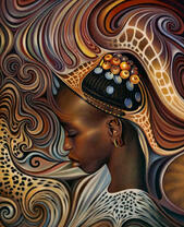 Портрет африканской девушки