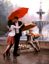 Танцы под шум дождя и пение скрипки