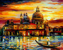Венеция в лучах заходящего солнца