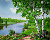 Прекрасный русский пейзаж