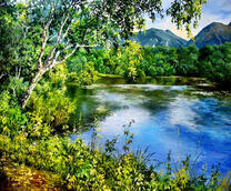 Завораживающий вид на озеро