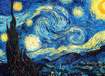 Размытое небо над ночным городом