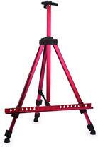 Коробка 25 шт.: Металлический мольберт тренога в чехле, телескопический, красный