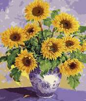 Подсолнухи в кувшине