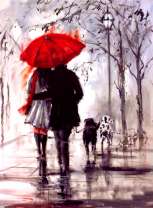 Под зонтом и без:всё, как и должно быть...