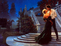 Влюбленные у лестницы