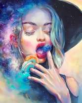 Девушка и космос