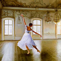 Грациозный танец балерины