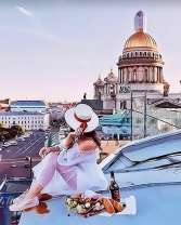 Пикник на крыше дома