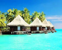 Домики на Мальдивах