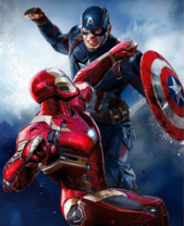 Железный человек и Капитан Америка 2