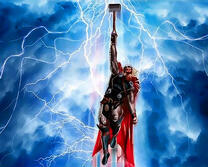 Тор летит с молотом