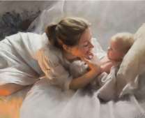 Мама и ее грудничок