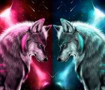 Противостояние волков