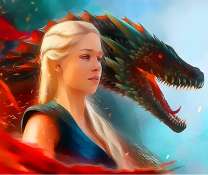 Дейенерис Таргариен и ее дракон