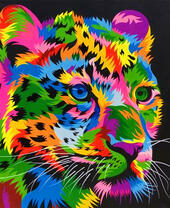 Леопард в цвете