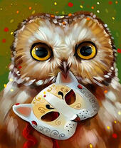 Сова с маской
