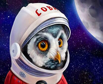 Сова космонавт
