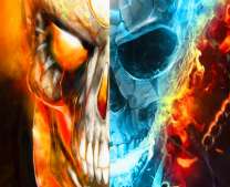 Огненный и ледяной череп