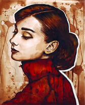 Профиль грустной девушки