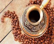 Турка с черным кофе